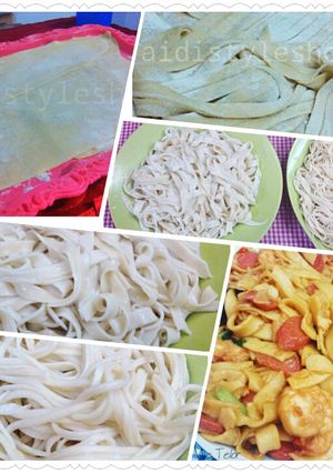 Foto resep Mie Telur Homemade (Spaghetti - Fetuccini KW)