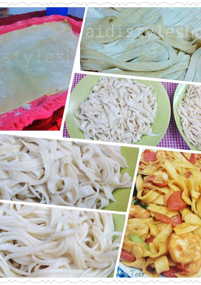 Foto resep Mie Telur Homemade (Spaghetti - Fetuccini KW)