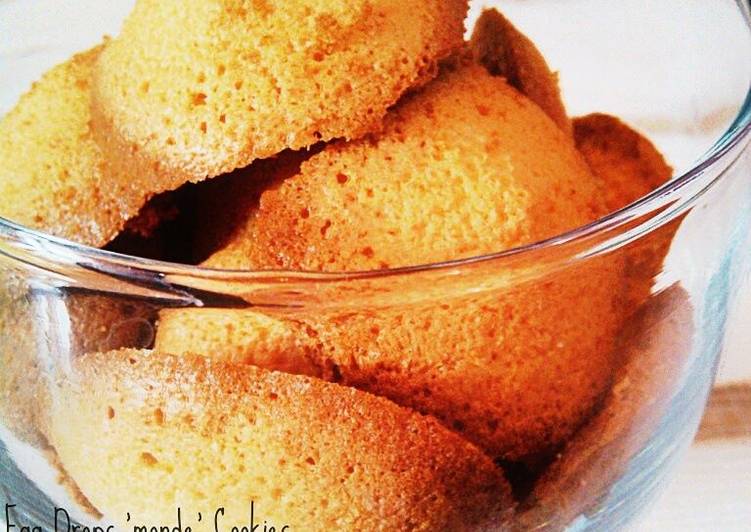 Resep Egg Drop &#39;Monde&#39; Cookies, Enak Banget