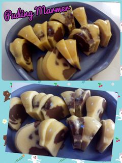 Foto resep Puding marmer