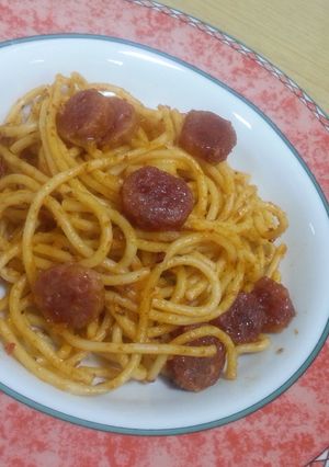 Foto resep spageti lapcheong