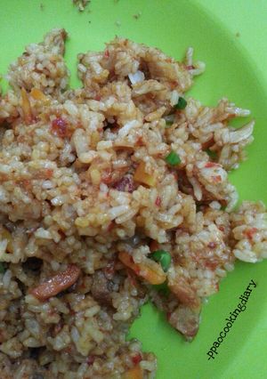 Foto resep Nasgor Ikan Asin aka Salted-Fish Fried Rice