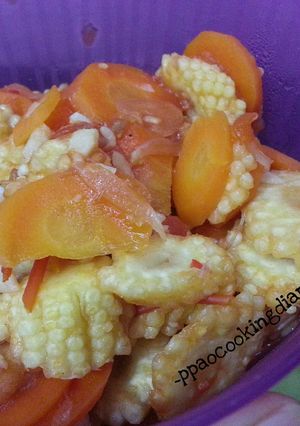 Foto resep Tumis Wortel Jagung Muda