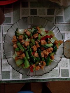 Foto resep Tumis Pakcoy Buncis Tempe Tahu Aroma Pete