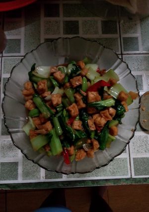 Foto resep Tumis Pakcoy Buncis Tempe Tahu Aroma Pete