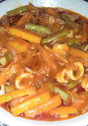Foto resep cumi asam manis