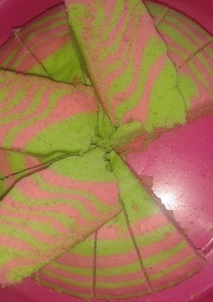 Foto resep bolu zebra kukus cantik