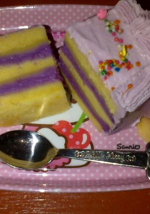 Foto resep kue tart talas simple