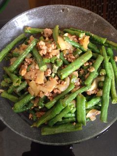 Foto resep Tumis Kacang Panjang Daging Cincang
