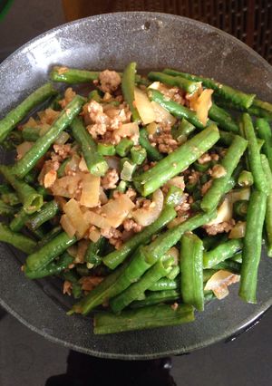 Foto resep Tumis Kacang Panjang Daging Cincang