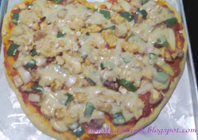 Proses Menyiapkan Lovely Oatmeal Pizza yang Lezat