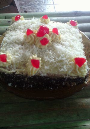 Foto resep cake ultah sederhana