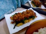 Tahu Bayam Saus Ikan Panggang