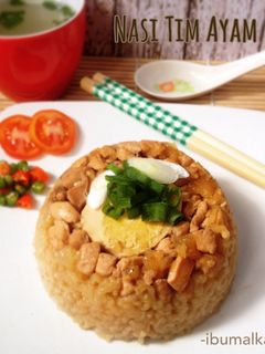 Foto resep Nasi Tim Ayam Asli Enak