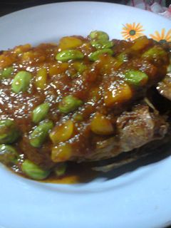 Foto resep Ikan Nila Goreng Siram Sambel Pete