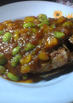 Foto resep Ikan Nila Goreng Siram Sambel Pete