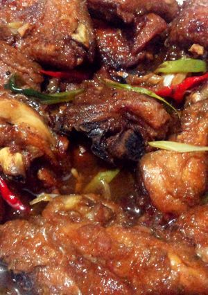 Foto resep ayam goreng mentega bumbu sederhana seadanya