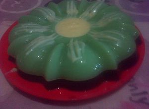 Foto resep puding pandang coklat