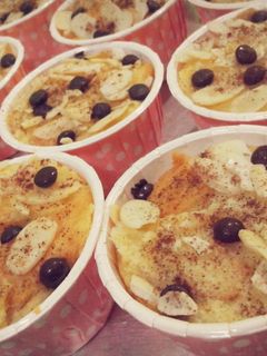 Foto resep Cinnamon Bread Pudding With Roasted Almond n Chocochips