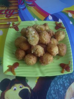 Foto resep chesse potato ball with veggie ala ami balqis