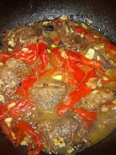 Foto resep daging cabe belah 