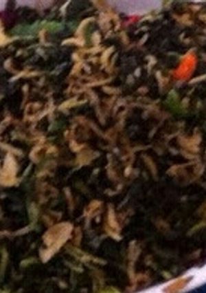 Foto resep Tumis daun pepaya + Teri medan