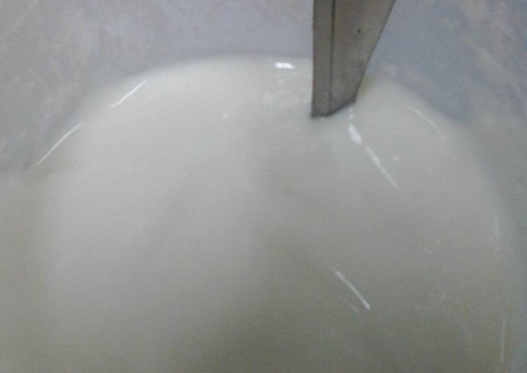 Resep yoghurt tanpa yoghurt maker (hemat), Sempurna