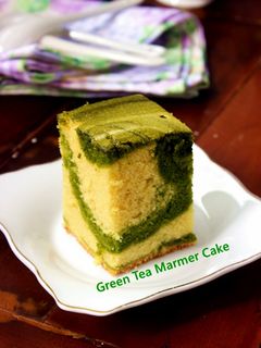 Foto resep Green Tea Marmer Cake