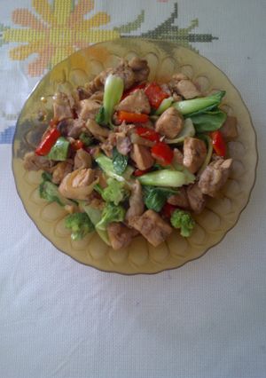 Foto resep chicken teriyaki ala ami balqis