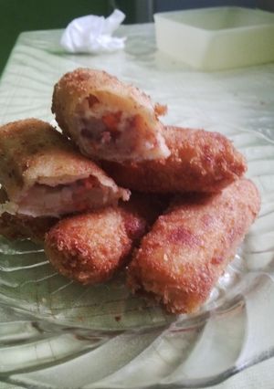 Foto resep risol vege kornet mayo