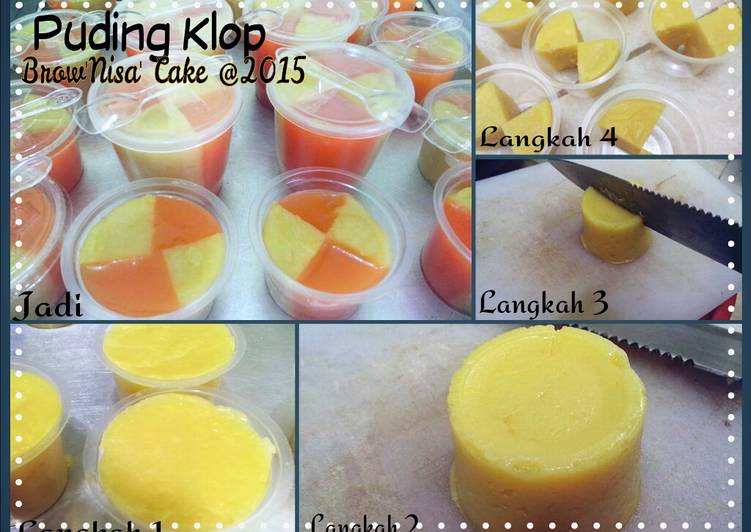 Bahan Menyiapkan Puding Klop (Puding Margarin Klop Puding Jelly susu) yang Enak