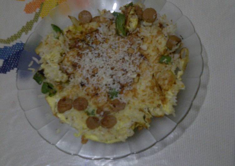 rice omlete  ala ami balqis