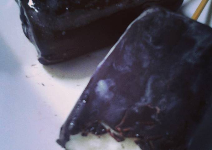 Resep Es Potong Celup Coklat Oleh Iil Cookpad