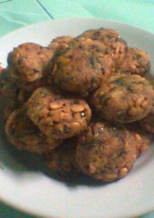 Foto resep Pergedel Tempe Daun Singkong