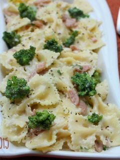 Foto resep Farfalle Brokoli Saus Keju