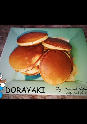 Foto resep Dorayaki Doraemon ulalaaa gampang buatnya