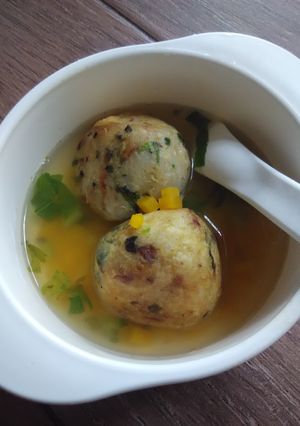 Foto resep Fish Rice Ball for kids