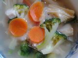 soup ayam tahu kering seger