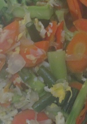 Foto resep Sayur pelangi sehat dan bergizi