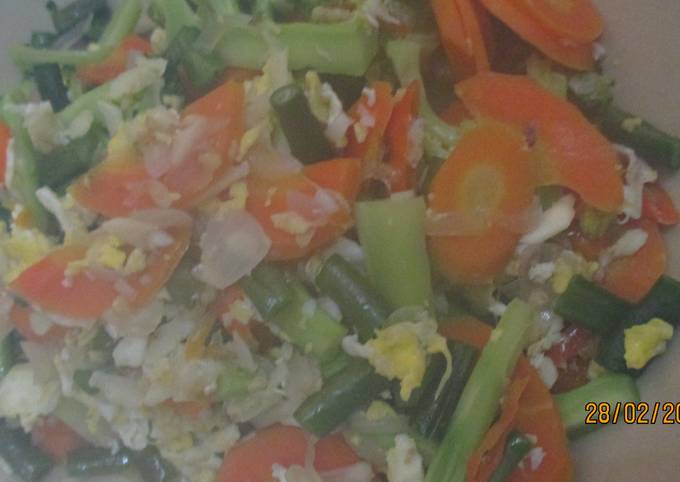 Resep Sayur Pelangi Sehat Dan Bergizi Oleh Enik Noviani Cookpad