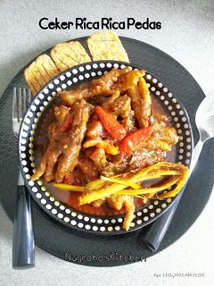 Foto resep Ceker Ayam Rica Rica Hot Yummy