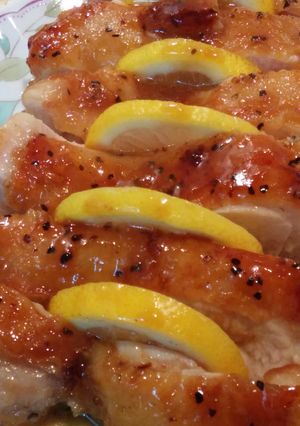 Foto resep Chicken Teriyaki saus Honey Lemon