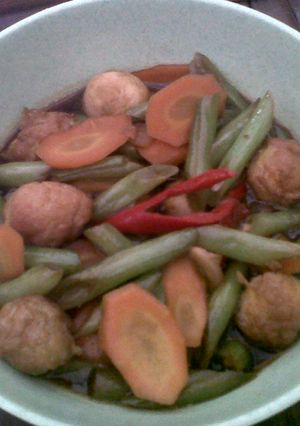 Foto resep Buncis Kuah Telur Puyuh