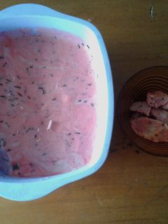 Foto resep es krim pisang sanggar rasa strawberry