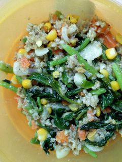 Foto resep Oatmeal Sayur