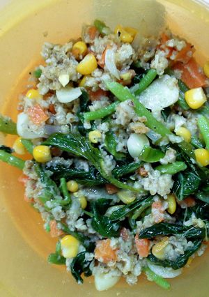 Foto resep Oatmeal Sayur