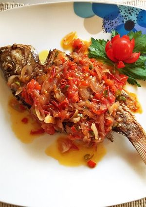 Foto resep Ikan Goreng Pedas Dabu dabu