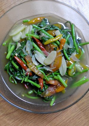 Foto resep oseng oseng bayam 