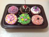 Cup Cake Coklat hias