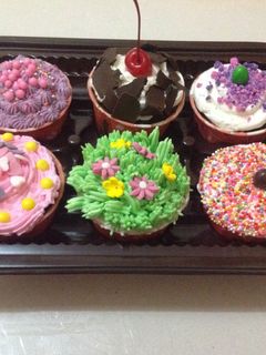 Foto resep Cup Cake Coklat hias